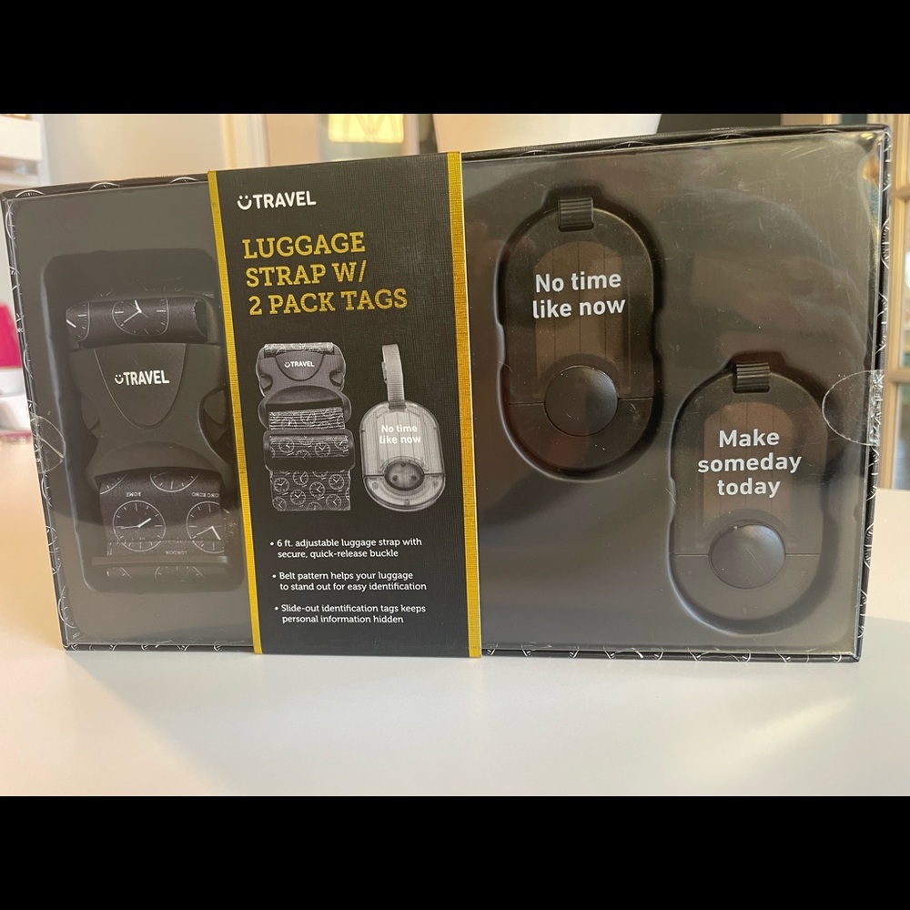 Luggage Strap & Tags Set